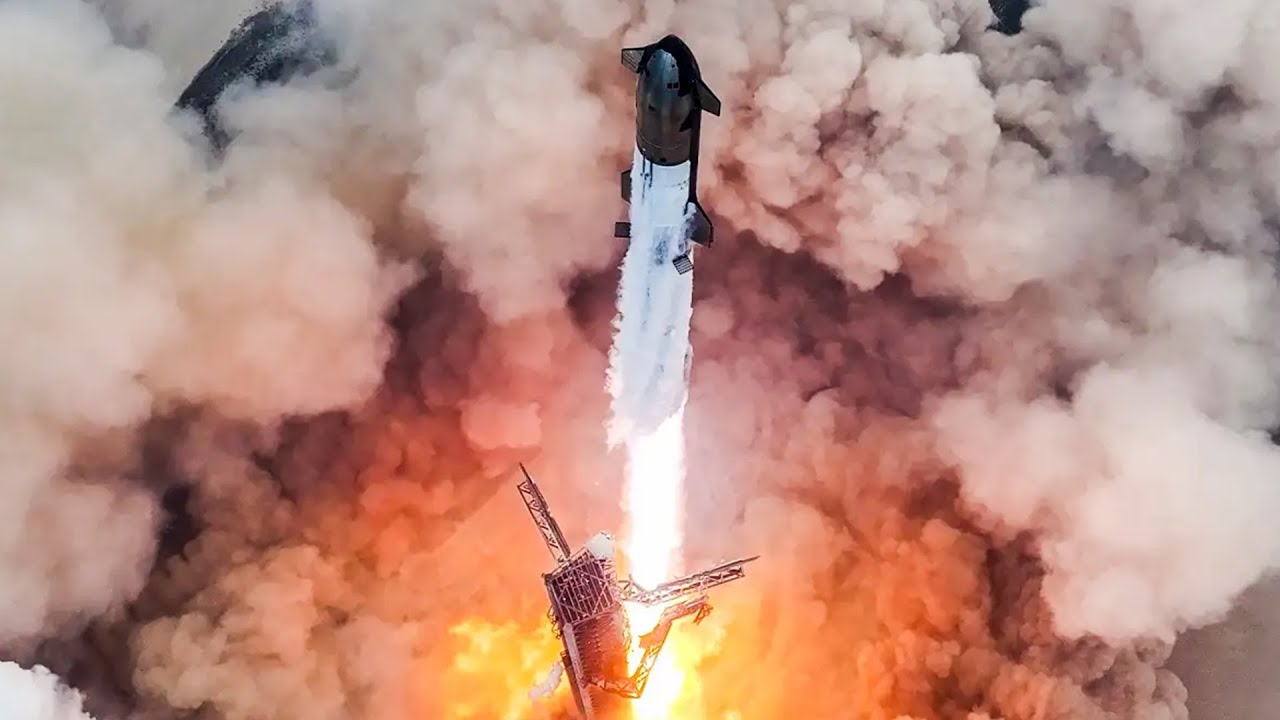 Смотрите в прямом эфире! SpaceX запустит мегаракету Starship в рамках испытательной миссии Flight 7 - YouTube